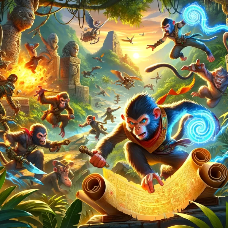 Monkey Battle for the Scrolls